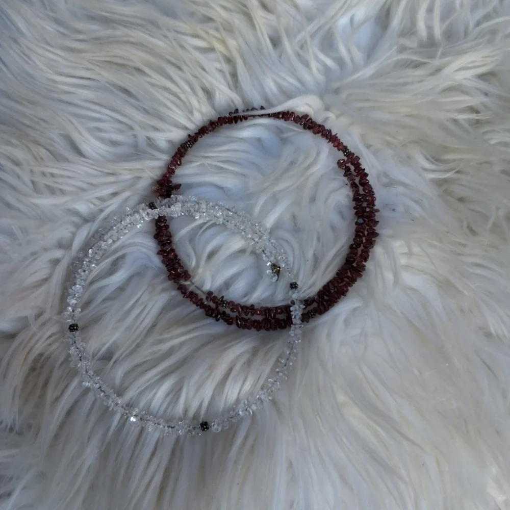 Vintage Garnet and Quartz‎ choker